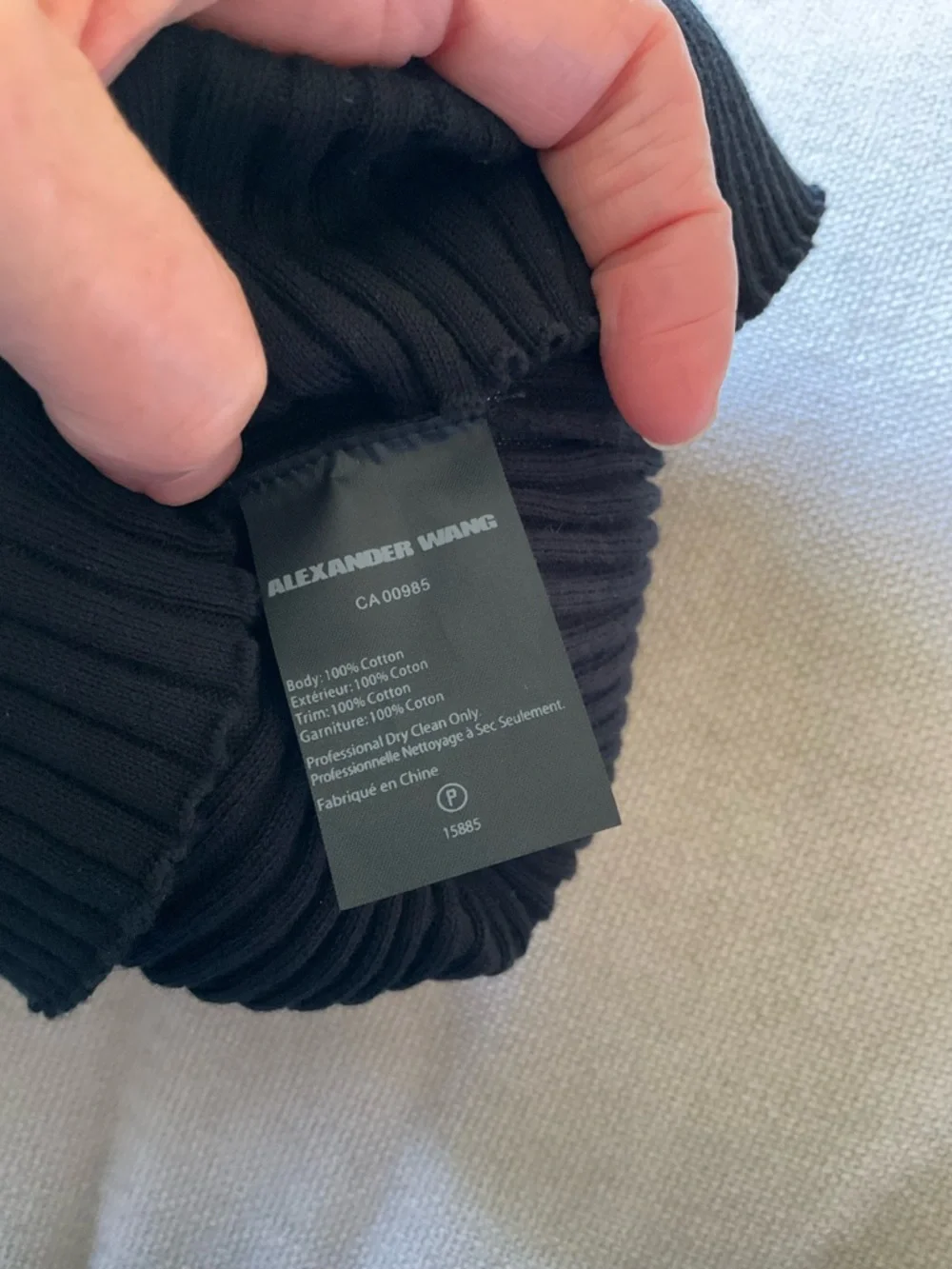 Alexander Wang slim ribbed